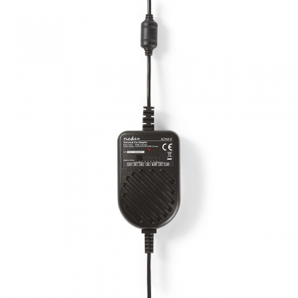 Universele DC-Stroomadapter | 36 W | 0 - 12 V DC | 1.20 m | 5.0 A | 7 plug(s) | Zwart