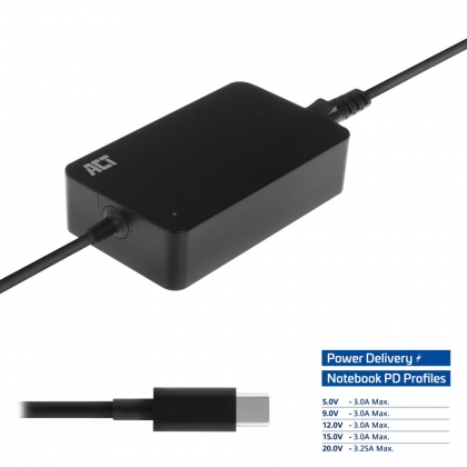 ACT USB-C Laptoplader 65W