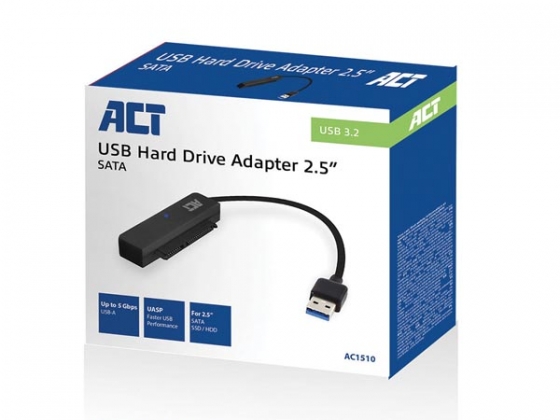 USB 3.2 Gen1 (USB 3.0) naar 2.5" SATA-adapterkabel voor SSD/HDD's