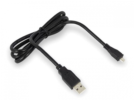 USB 2.0 oplaad/datakabel A male - micro B male 1 meter