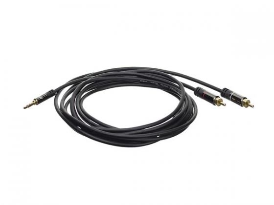 Audio aansluitkabel 3.5 mm naar 2 x RCA - 1.5 m