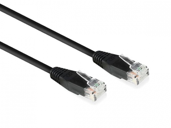 CAT6 U/UTP netwerkkabel, koper, 5m, zwart