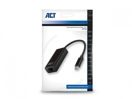 USB-C naar Gigabit Netwerkadapter - 0.15 m