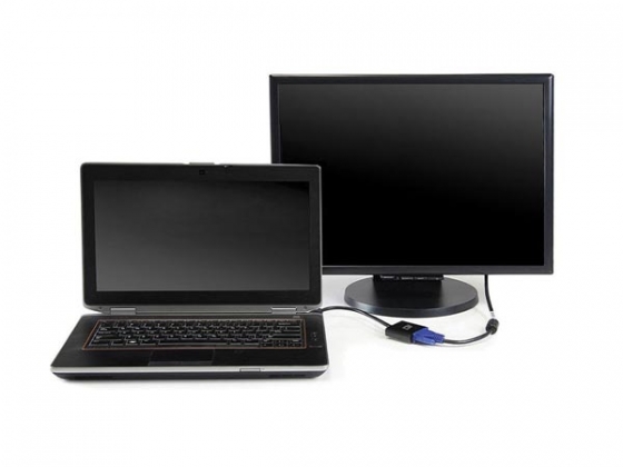 Adapterkabel HDMI mannelijk naar VGA vrouwelijk, met audio - 0.15 m
