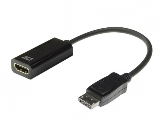 DisplayPort mannelijk naar HDMI vrouwelijke adapter - 4K @ 30 Hz - 0.15 m