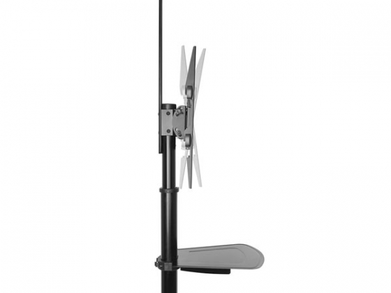 Verrijdbare tv/monitor vloersteun, 37" t/m 70", VESA