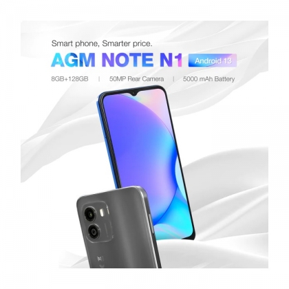 AGM NOTE N1 4G Smartphone 128GB (Donker Grijs)