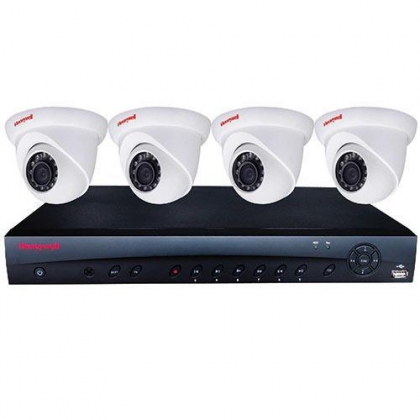 Honeywell HD CCTV-set NVR incl. 1TB HDD + 4 dome IP camera's 3MP
