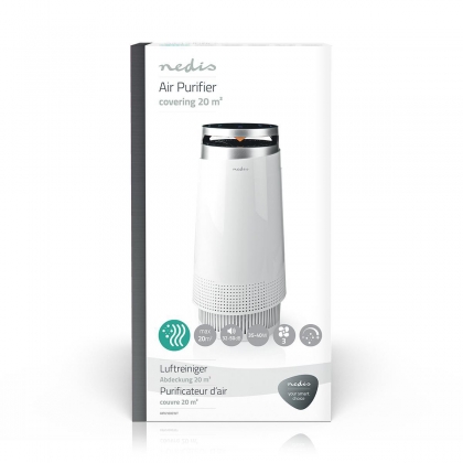 Luchtreiniger | Geschikt voor ruimtes tot: 20 m² | Clean Air Delivery Rate (CADR): 130 m³/h | Luchtkwaliteitsindicator | Wit