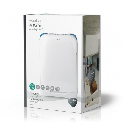 Luchtreiniger | Geschikt voor ruimtes tot: 25 m² | Clean Air Delivery Rate (CADR): 200 m³/h | Luchtkwaliteitsindicator | Wit