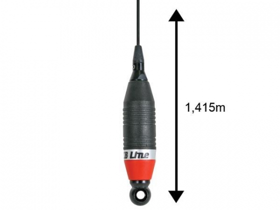 SIRIO® CB-ANTENNE SUPER 9 DV-VOET - ZWART