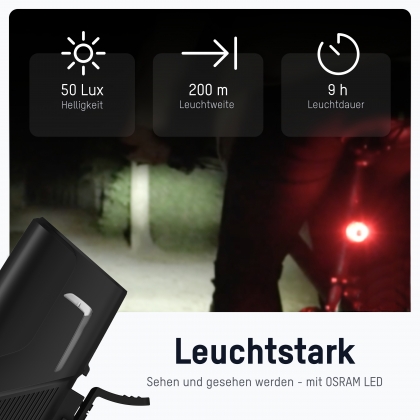 BIKELIGHT LED FRONT 50 LUX