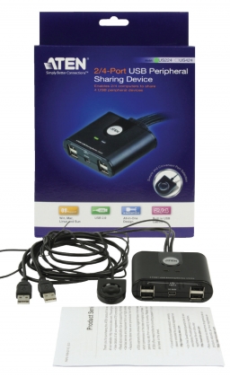 2-poorts USB 2.0-switch voor randapparatuur