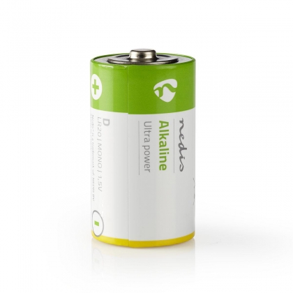 Alkaline-Batterij D | 1.5 V DC | 2-Blister