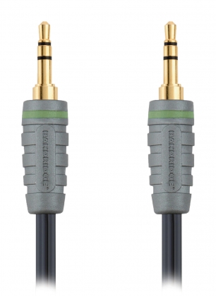 Stereo Audiokabel 3.5 mm Male - 3.5 mm Male 10.0 m Blauw