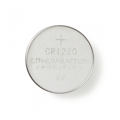 Lithium-Knoopcelbatterij CR1220 | 3 V DC | 5-Blister | Zilver