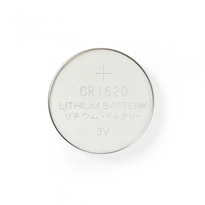 Lithium-Knoopcelbatterij CR1620 | 3 V DC | 5-Blister | Zilver