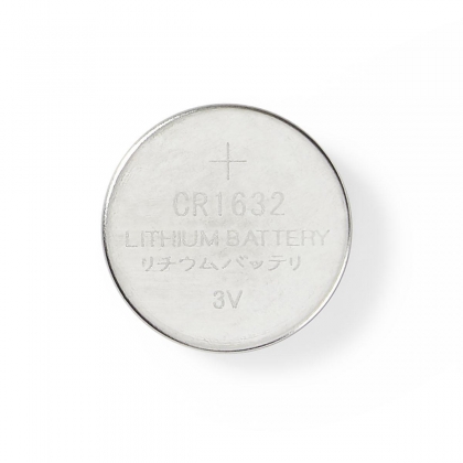 Lithium knoopcel batterij CR1632 | 3 V DC | Voorgeladen | 5-Blister | Verschillende apparaten | Zilver