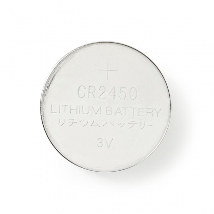 Lithium-Knoopcelbatterij CR2450 | 3 V DC | 5-Blister | Zilver