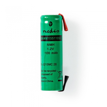 Oplaadbare NiMH-Batterij | 1.2 V | 1100 mAh | Soldeertab | 1-Polybag
