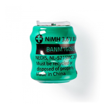 Oplaadbare NiMH-Batterij | 3.6 V | 80 mAh | Soldeerpin | 1-Polybag