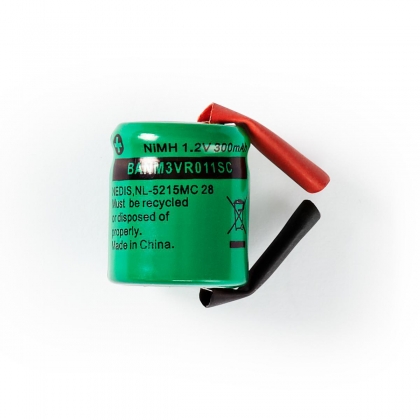 Oplaadbare NiMH-Batterij | 1.2 V | 300 mAh | Soldeertab | 1-Polybag