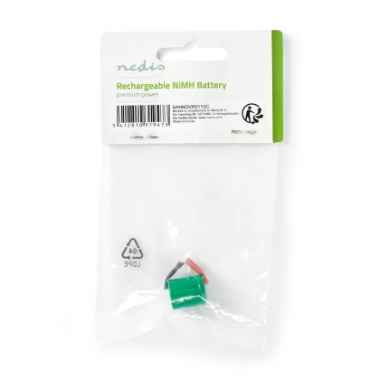 Oplaadbare NiMH-Batterij | 1.2 V | 300 mAh | Soldeertab | 1-Polybag