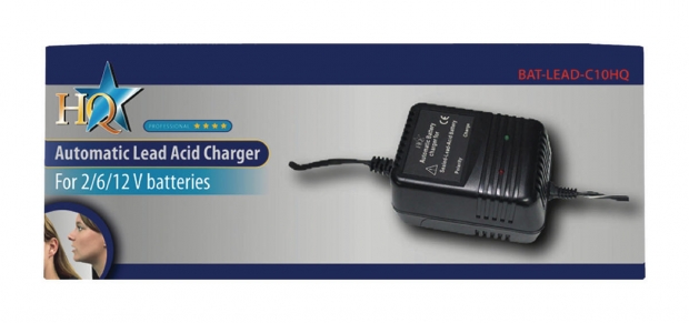 Loodzuur Accu Lader 2 VDC / 6 VDC / 12 VDC 0.6 A Desktop voor Thuis