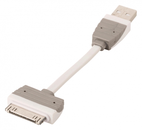 Data en Oplaadkabel Apple Dock 30-Pins - USB A Male 0.10 m Wit