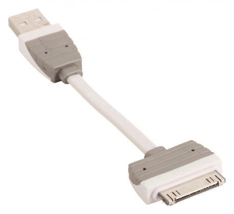 Data en Oplaadkabel Apple Dock 30-Pins - USB A Male 0.10 m Wit