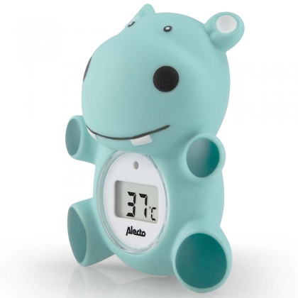 Badthermometer en kamerthermometer nijlpaard