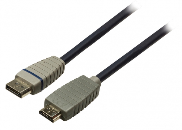 DisplayPort Kabel DisplayPort Male - HDMI-Connector 3.00 m Blauw
