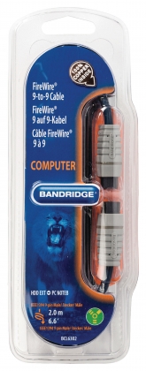 FireWire 800 Kabel FireWire 9-Pins Male - FireWire 9-Pins Male 2.00 m Blauw