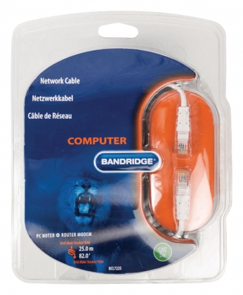 CAT5e UTP Netwerkkabel RJ45 (8/8) Male - RJ45 (8/8) Male 25.0 m Wit