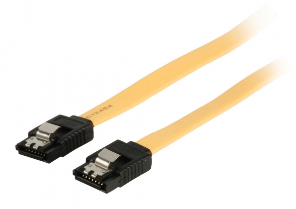 SATA 6 Gb/s Kabel Intern SATA 7-Pins Female - SATA 7-Pins Female 1.00 m Geel