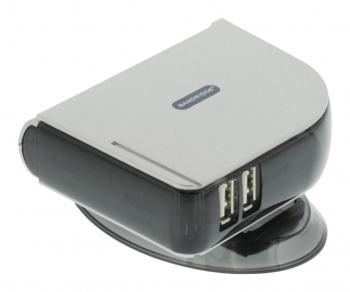 7 Poorten Hub USB 2.0 Grijs + 2,5A voeding