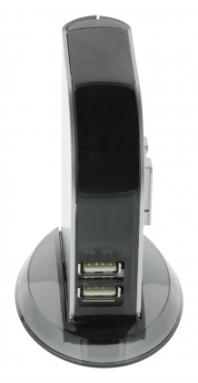 7 Poorten Hub USB 2.0 Grijs + 2,5A voeding