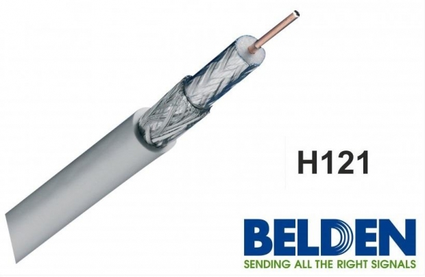 Belden CATV H121 dunne coaxkabel per meter