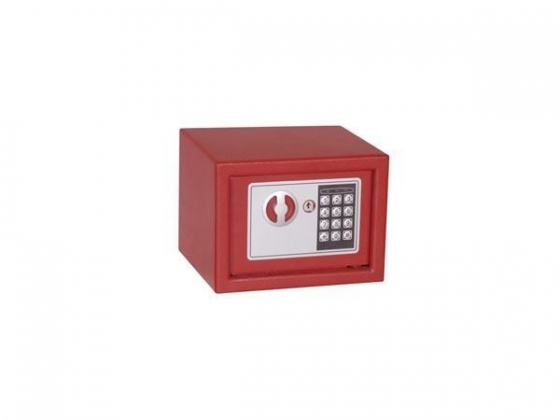 ELEKTRONISCHE KLUIS - 23 x 17 x 17 cm - ROOD