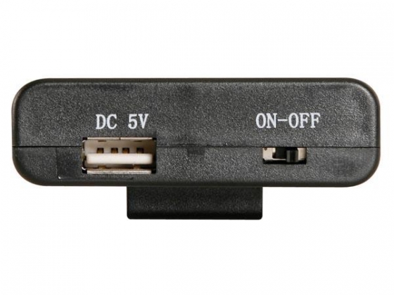 BATTERIJHOUDER VOOR 4 x AA-BATTERIJEN (MET USB CONNECTOR) + SCHAKELAAR