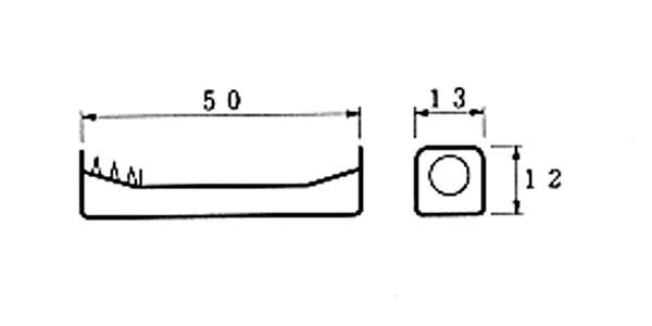 BATTERIJHOUDER VOOR 1 x AAA-CEL (MET SOLDEERLIPPEN)