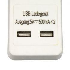 Tafelcontactdoos met 2 USB poorten