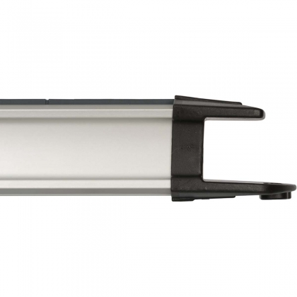 Stekkerdoos Premium-Alu-Line 4-voudig 1.80 m Aluminium/Zwart - Geaard TYPE F