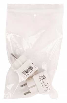 Meervoudige contactdoos (busadapter 2-voudige eurostekkerdoos met verhoogde aanraakbeveiliging) wit