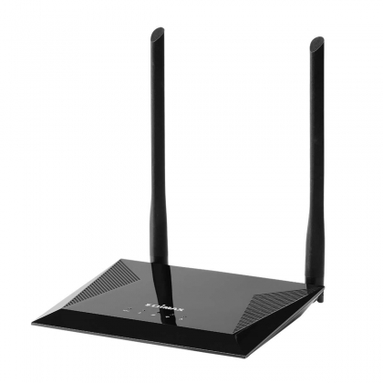 4-in-1 N300 Wi-Fi Router, Access Point, Range Extender, Wi-Fi Bridge & WISP Zwart