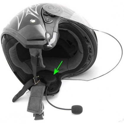 MULTIPOINT BLUETOOTH HELMET HEADSET