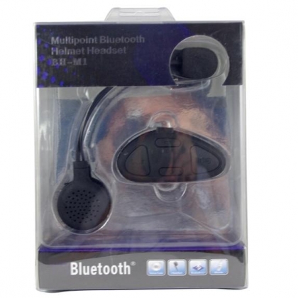 MULTIPOINT BLUETOOTH HELMET HEADSET