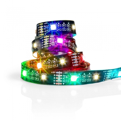 SmartLife LED Strip | Bluetooth® | RGB / Warm Wit | SMD | 2.00 m | IP20 | 2700 K | 380 lm | Android™ / IOS