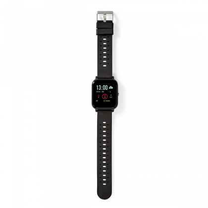 SmartLife-horloge | 1.4 " | LCD | IP68 | Maximale gebruiksduur: 120 uur | Android™ / IOS | Zwart