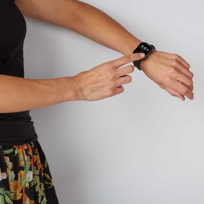 SmartLife-horloge | 1.4 " | LCD | IP68 | Maximale gebruiksduur: 120 uur | Android™ / IOS | Zwart